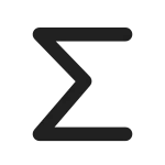 Autosum SVG Icon
